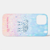Cool Trendy Bokeh Elephant Case-Mate iPhone Hülle (Rückseite (Horizontal))