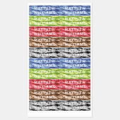 Cool Trendy Camouflage Moderner Personalisierter N Etiketten (Blatt)