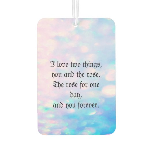 Cool Trendy Glitzer Air Freshener Autolufterfrischer (Rückseite)