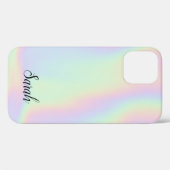 Cool Trendy holografisch Case-Mate iPhone Hülle (Rückseite (Horizontal))