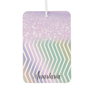 Cool Trendy Lila Glitzer Autolufterfrischer