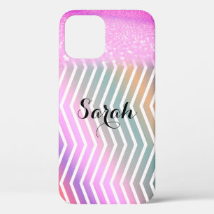 Cool Trendy Lila Glitzer Case-Mate iPhone Case