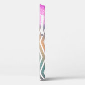 Cool Trendy Lila Glitzer Case-Mate iPhone Hülle (Rückseite / Links)