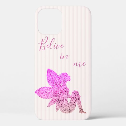 Cool Trendy Pink Fairy Funkelnd Case-Mate iPhone Hülle (Rückseite)