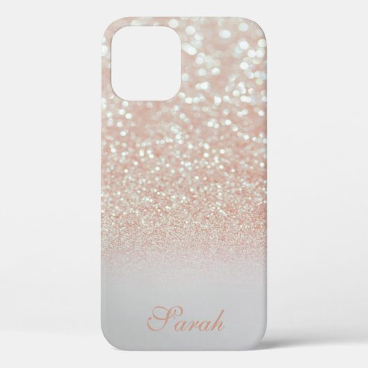 Cool Trendy Pink Funkelnd Case-Mate iPhone Case (Rückseite)