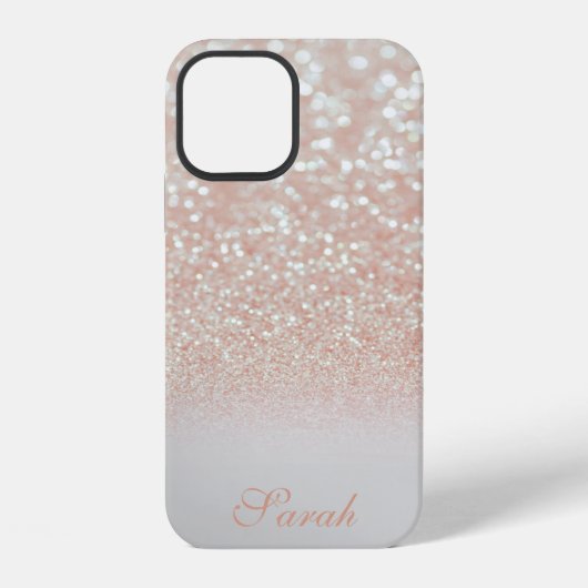 Cool Trendy Pink Funkelnd Case-Mate iPhone Case Hülle (Rückseite)