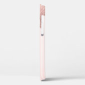 Cool Trendy Pink Glitzer Case-Mate iPhone Hülle (Rückseite / Links)