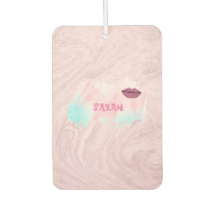 Cool Trendy Pink Marble Air Freshener Autolufterfrischer