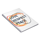 Cool, trendy, urban graphic design of a saying notizblock (Rechte Seite)