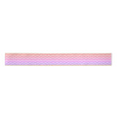 Cool Trendy Zickzack Zigzag Ombre Glitzer Satinband (Vorderseite)