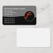 Cool Triathlon Fitness Coach Visitenkarte (Vorne/Hinten)