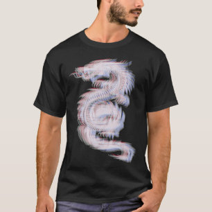 Cool Trippy japanischen Dragon EDM Rave Techno Mus T-Shirt