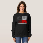 Cool Truck Design For Men Women Trucker Vehicle Tr Sweatshirt (Vorne ganz)