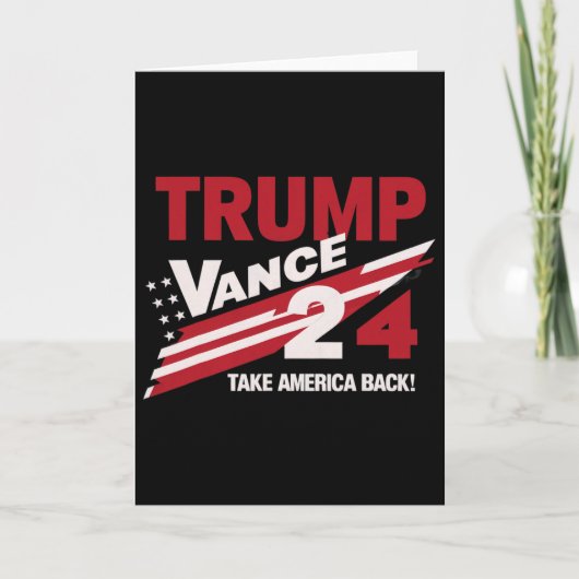 Cool Trump Vance Design  Karte (Vorderseite)