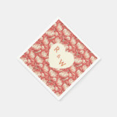 Cool Tulip Themed Backyard Wedding Serviette (Ecke)