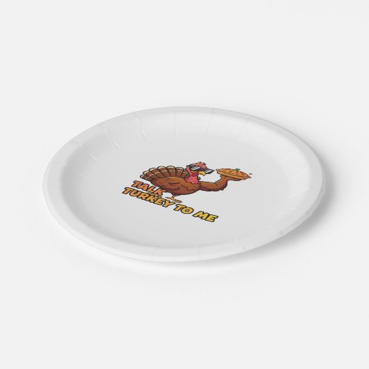 Cool Türkei Erntedank Funny Classic T - Shirt.png Pappteller (Schrägansicht)