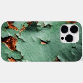 Cool türkisfarbenes Rostmetall Case-Mate iPhone Hülle (Rückseite (Horizontal))