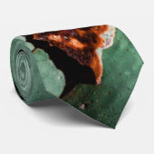 Cool türkisfarbenes Rostmetall Krawatte (Gerollt)