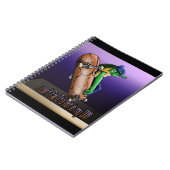 Cool Turtle Skateboarder Notizblock (Linke Seite)