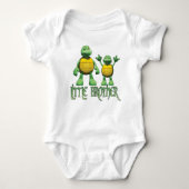 Cool Turtles Little Brother Baby Strampler (Vorderseite)
