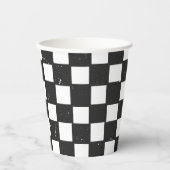 Cool Typ Karo Party Cups Pappbecher (Vorderseite)