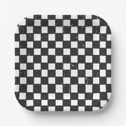 Cool Typ Karo Party Teller (Vorderseite)