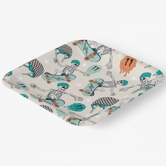 Cool Typ Skater Party Paper Teller (Gewinkelt)