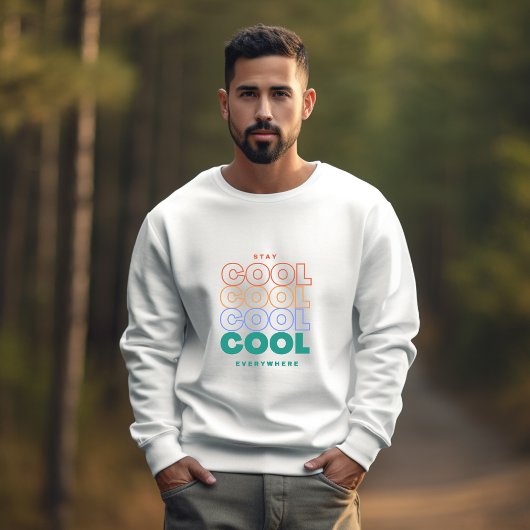 Cool überall bleibe - Minimalistisches trendiges D T-Shirt