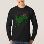 Cool Ugly Christmas Dinosaur Merry Xmas Party 1 T-Shirt (Vorderseite)