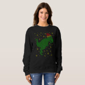 Cool Ugly Christmas Dinosaur Merry Xmas Party Sweatshirt (Vorne ganz)