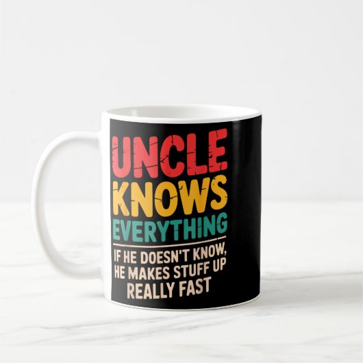 Cool Uncle Design For Uncle Men From Nephew Niece Kaffeetasse (Links)