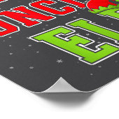 Cool Uncle Elf Christmas Family Matching Group Xma Poster (Ecke)