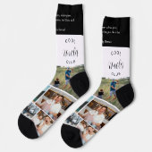 Cool Uncles Club | 7 FOTO PERSONALISIERT Socken (Linkes Detail)