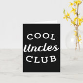 Cool Uncles Club Best Uncle Ever Funny Vathday Karte (Gelbe Blume)