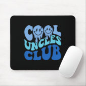 Cool Uncles Club Best Uncle Ever Funny Vathday Mousepad (Mit Mouse)