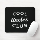 Cool Uncles Club Best Uncle Ever Funny Vathday Mousepad (Mit Mouse)