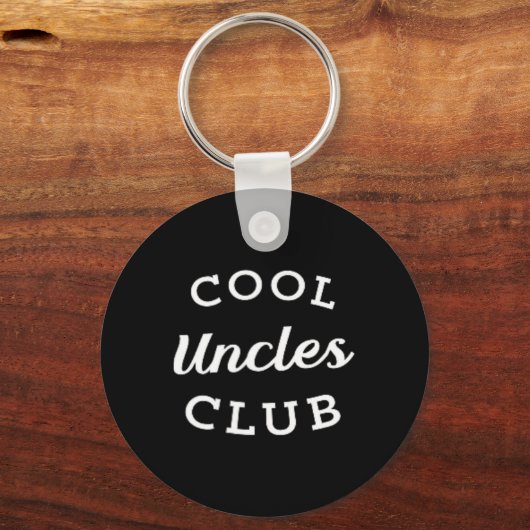 Cool Uncles Club Best Uncle Ever Funny Vathday Schlüsselanhänger (Vorderseite)