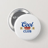 Cool Uncles Club Best Unver Funny Pocket Fath Button (Vorne & Hinten)