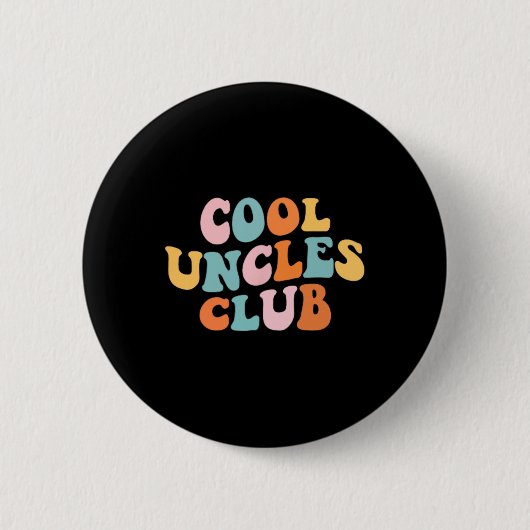 Cool Uncles Club Best Unver Funny Pocket Fath Button (Vorderseite)