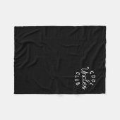 Cool Uncles Club Best Unver Funny Pocket Fath Fleecedecke (Vorderseite (Horizontal))