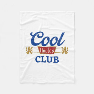 Cool Uncles Club Best Unver Funny Pocket Fath Fleecedecke