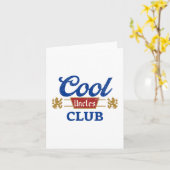 Cool Uncles Club Best Unver Funny Pocket Fath Karte (Gelbe Blume)