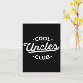 Cool Uncles Club Best Unver Funny Pocket Fath Karte (Gelbe Blume)