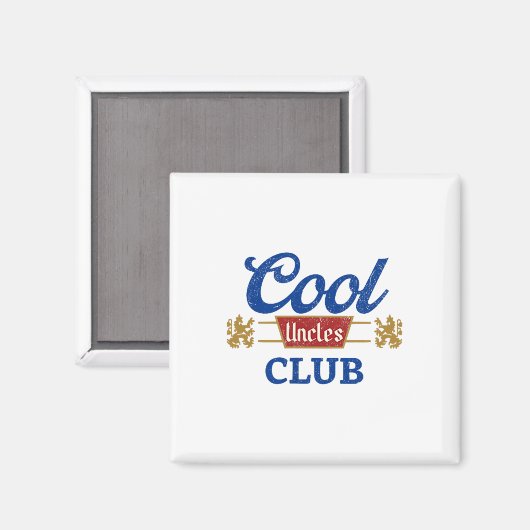 Cool Uncles Club Best Unver Funny Pocket Fath Magnet (Vorderseite/Rückseite)