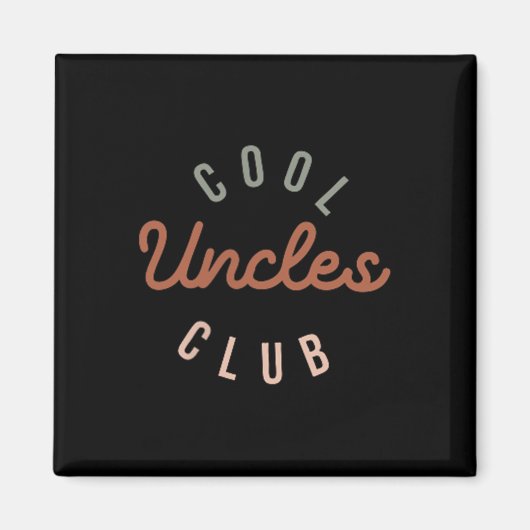 Cool Uncles Club Best Unver Funny Pocket Fath Magnet (Vorne)