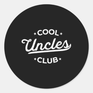 Cool Uncles Club Best Unver Funny Pocket Fath Runder Aufkleber