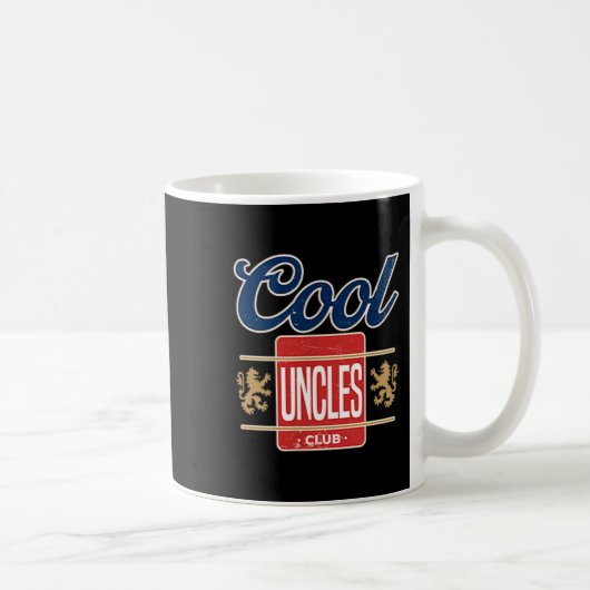 Cool Uncles Club For New Uncle Father's Day Uncle  Kaffeetasse (Rechts)