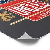 Cool Uncles Club For New Uncle Father's Day Uncle  Poster (Ecke)