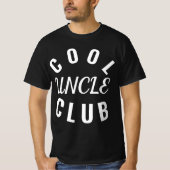Cool Uncles Club Funny Family T-Shirt Gift (Vorderseite)