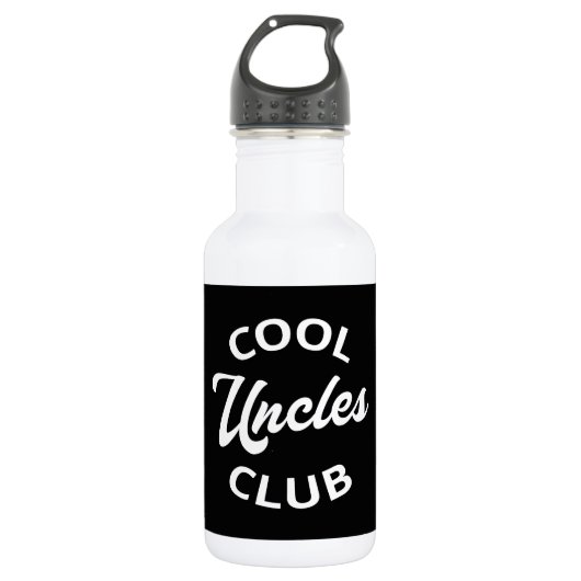 Cool Uncles Club I Edelstahlflasche (Vorderseite)